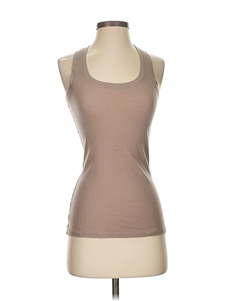 Pre-owned Bcbgmaxazria Tank Top Brown Halter Neckline Tops