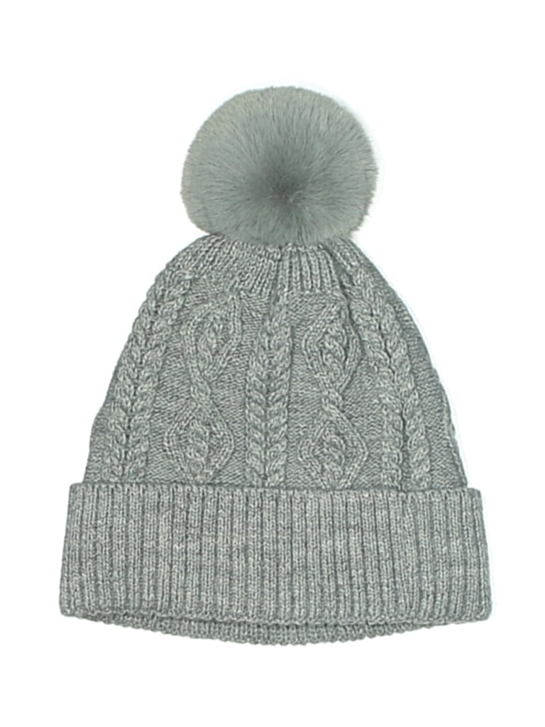 Pre-owned Unbranded Beanie Hat In Gray