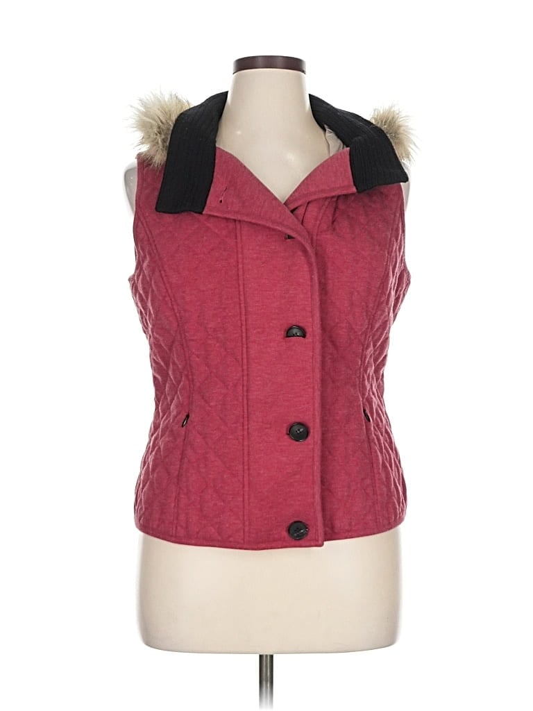 Pre-owned Lafayette 148 Vest In Red
