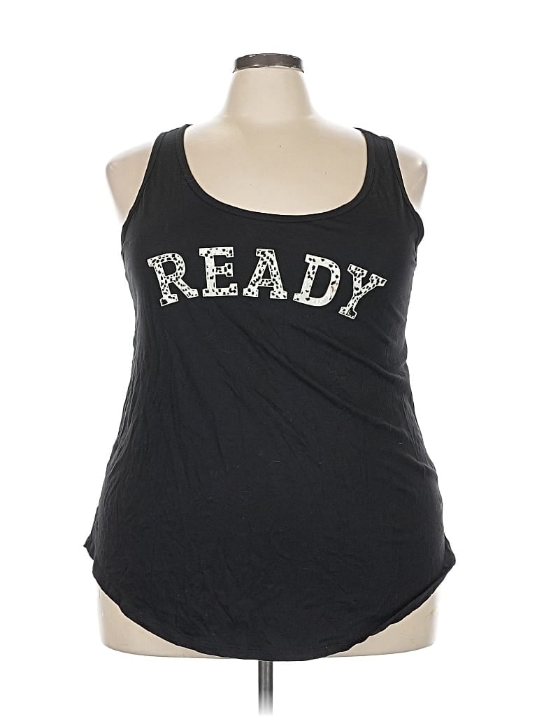 Pre-owned Torrid Tank Top Black Strapless Neckline Tops
