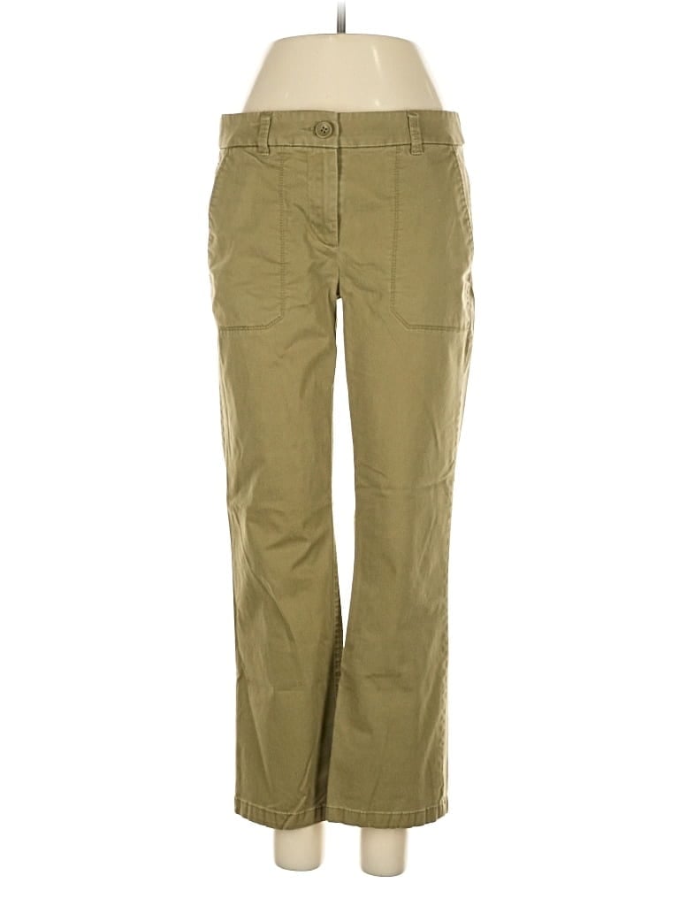 Pre-owned Ann Taylor Loft Cargo Pants In Green