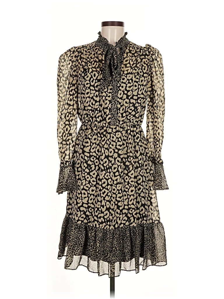 Pre-owned Julia Jordan Cocktail Dress In Brown