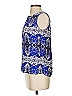Nell 100% Silk Blue Sleeveless Silk Top Size XS - photo 5