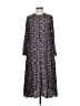 Zara Print Blue Black Casual Dress Size XS - photo 1