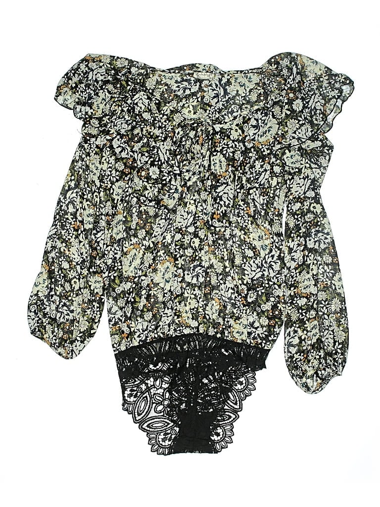 Pre-owned Intimately By Free People Bodysuit In Black