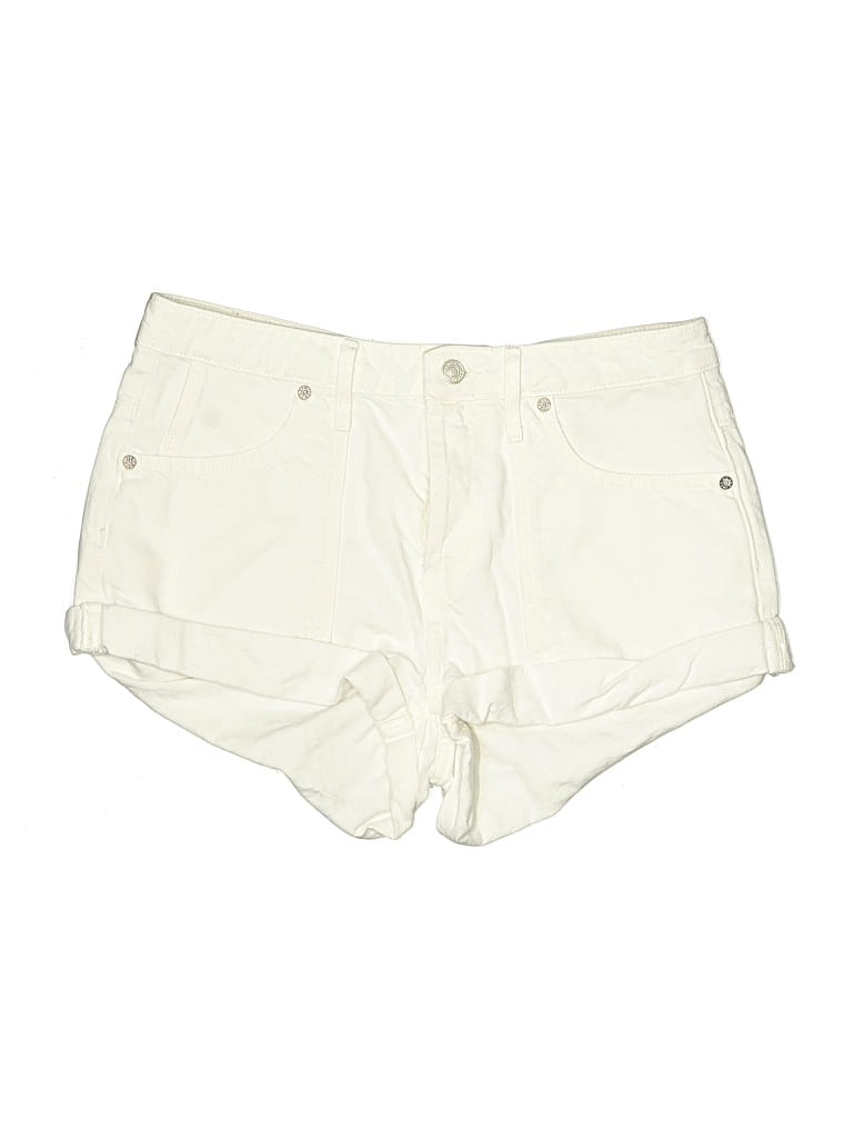 WE THE FREE Pre-owned Denim Shorts In White