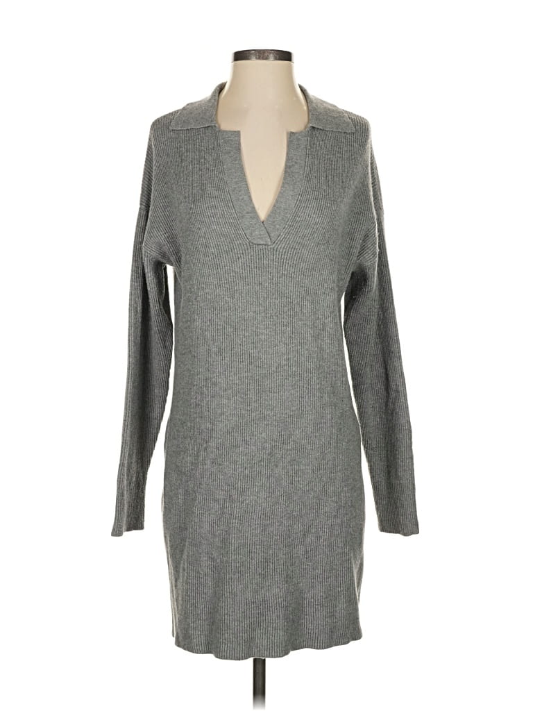 Pre-owned A New Day Casual Dress In Gray