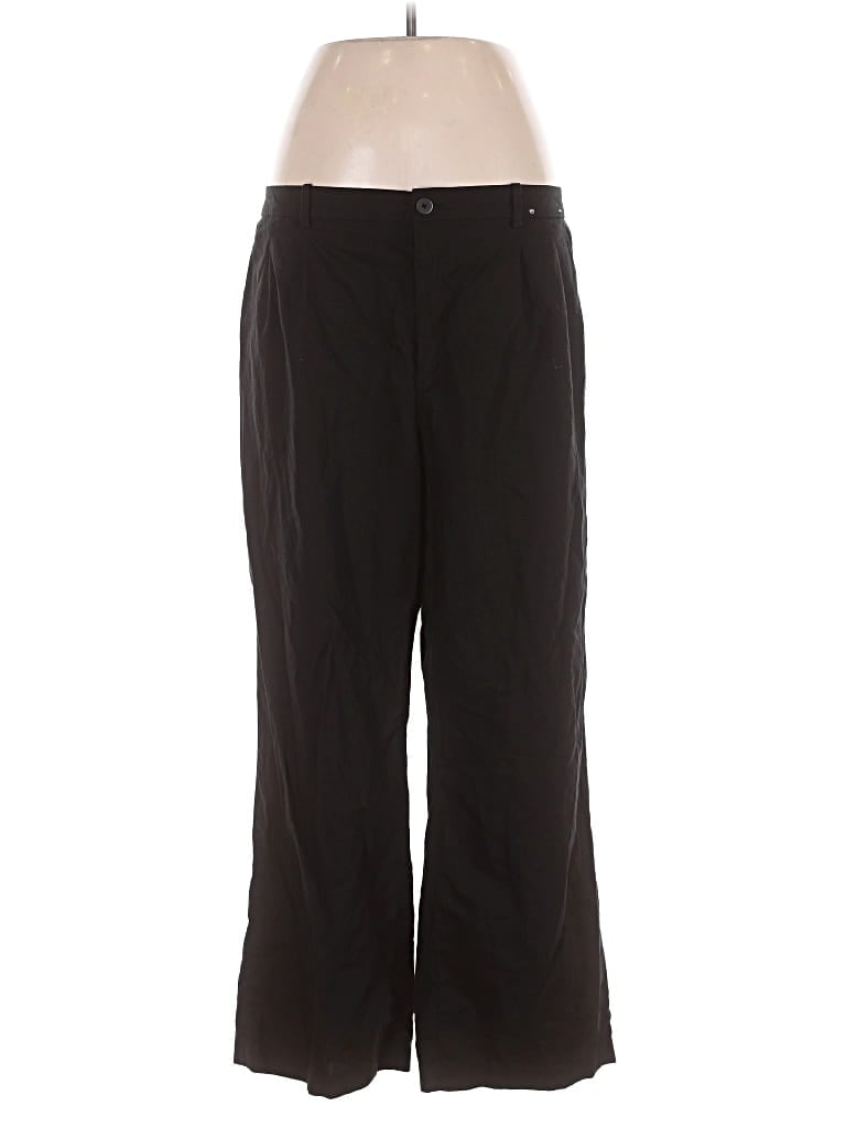 Pre-owned Uniqlo Dress Pants In Black