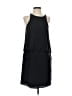 Tibi 100% Silk Solid Black Cocktail Dress Size 4 - photo 1