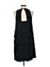 Tibi 100% Silk Solid Black Cocktail Dress Size 4 - photo 2