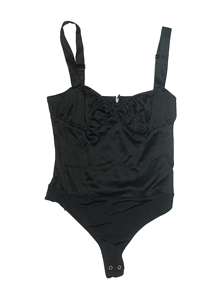 Pre-owned Danielle Bernstein Bodysuit In Black