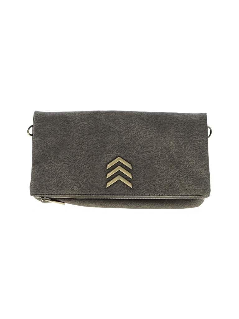Pre-owned Express Clutch In Gray