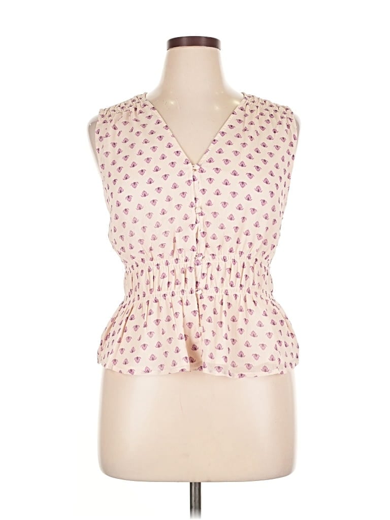 Click to view more detailed imagery on our partner's website Pre-owned Sanctuary Sleeveless Blouse In Pink