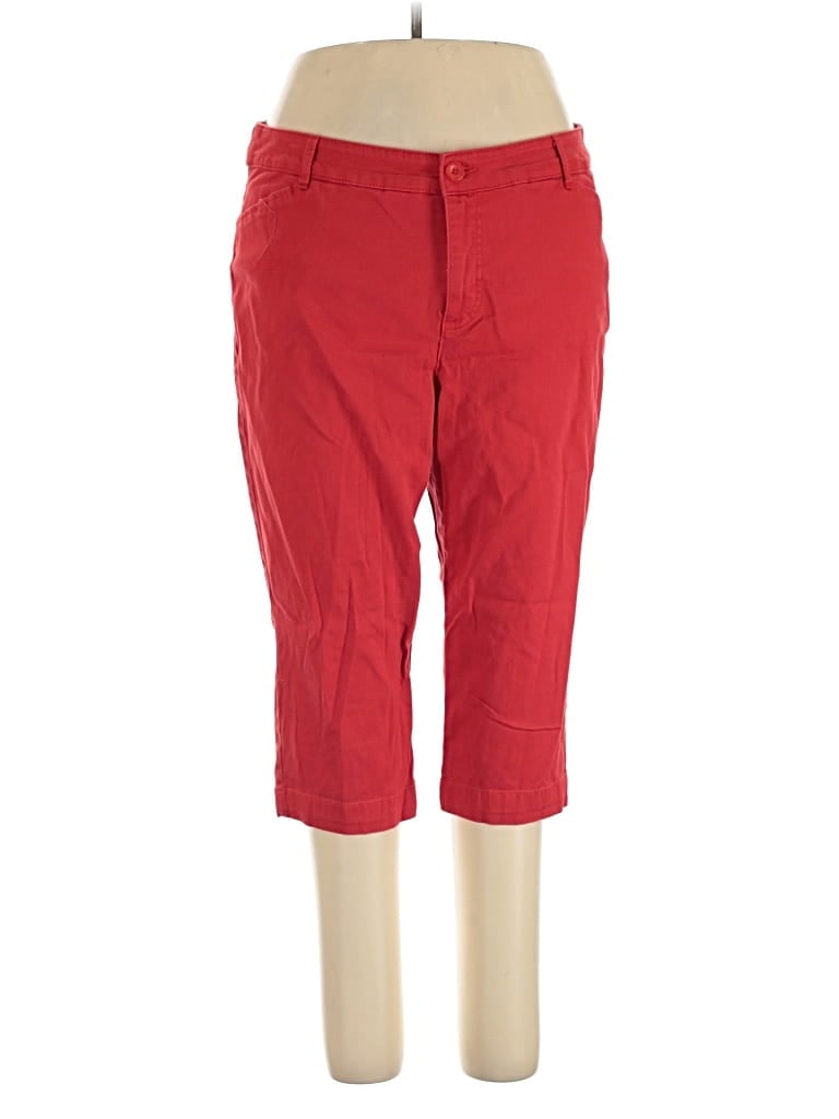 ST. JOHN'S BAY Pre-owned Casual Pants In Red