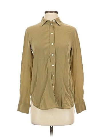Everlane Long Sleeve Silk Top (view 1)