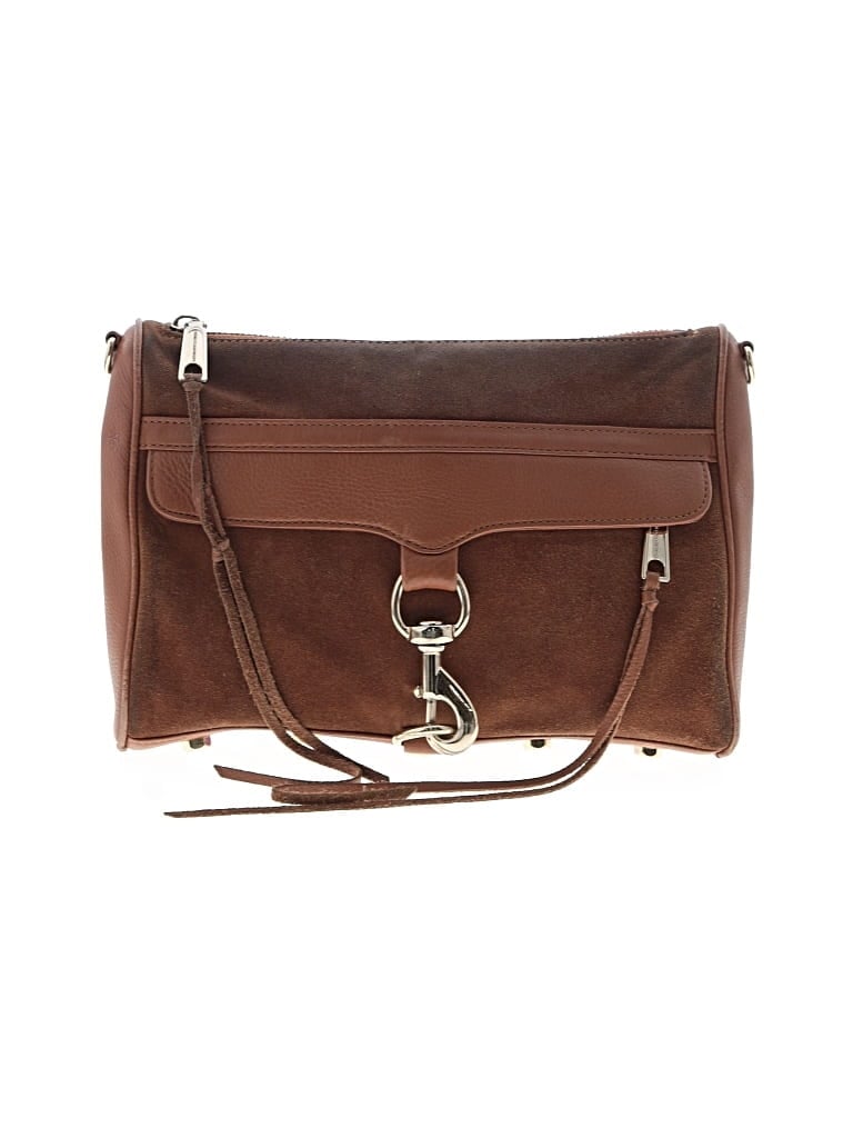 Pre-owned Rebecca Minkoff Leather Crossbody Bag In Brown