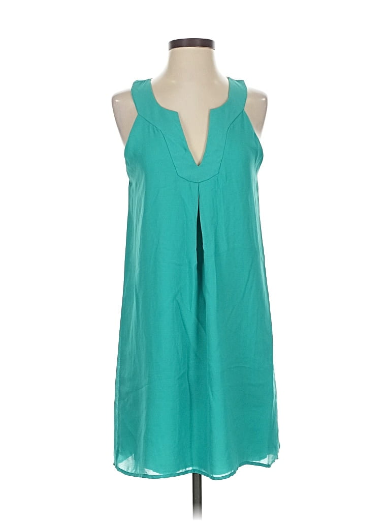 Pre-owned Honey Punch Casual Dress In Green