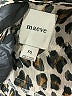 Maeve 100% Polyester Animal Print Brown Long Sleeve Blouse Size XS - photo 7