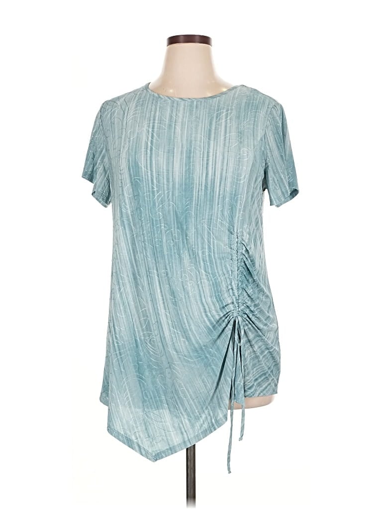 Pre-owned Sami & Jo Short Sleeve T-shirt In Blue