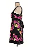 Love 100% Polyester Floral Multi Color Black Cocktail Dress Size 9 - photo 5