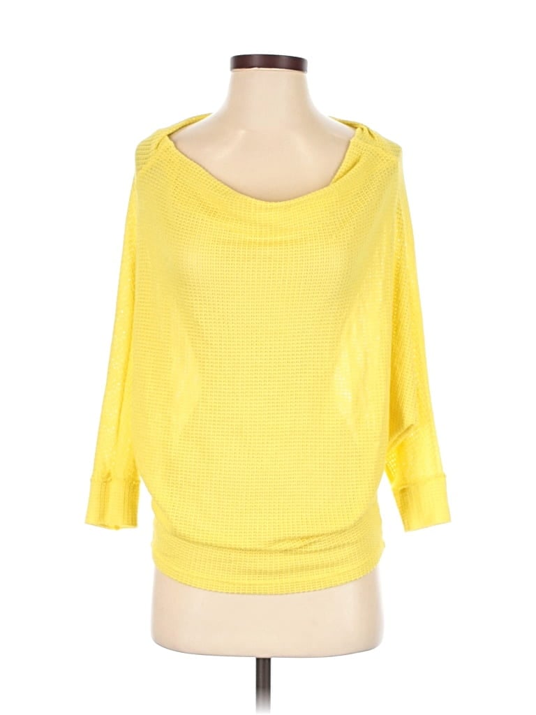 Pre-owned Mono B Cardigan Sweater In Yellow