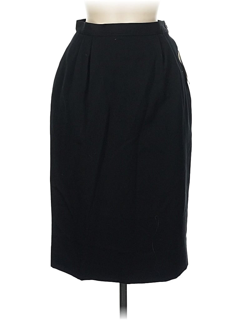 Austin Reed Wool Skirt In Black