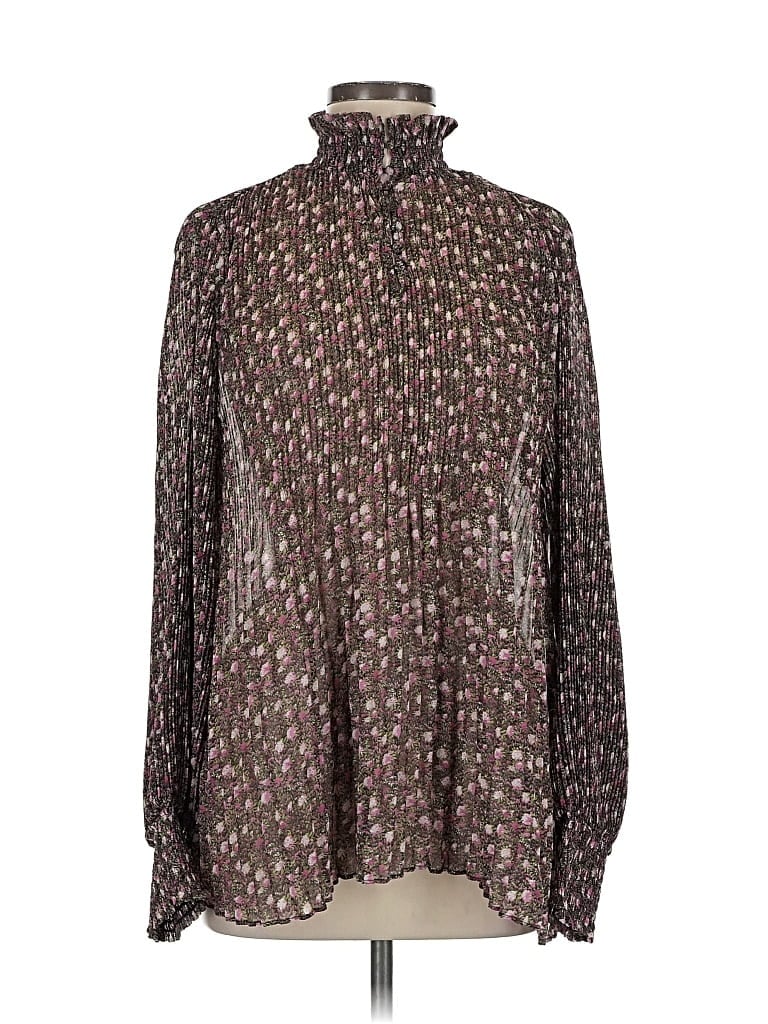 CABI Pre-owned Long Sleeve Blouse In Brown