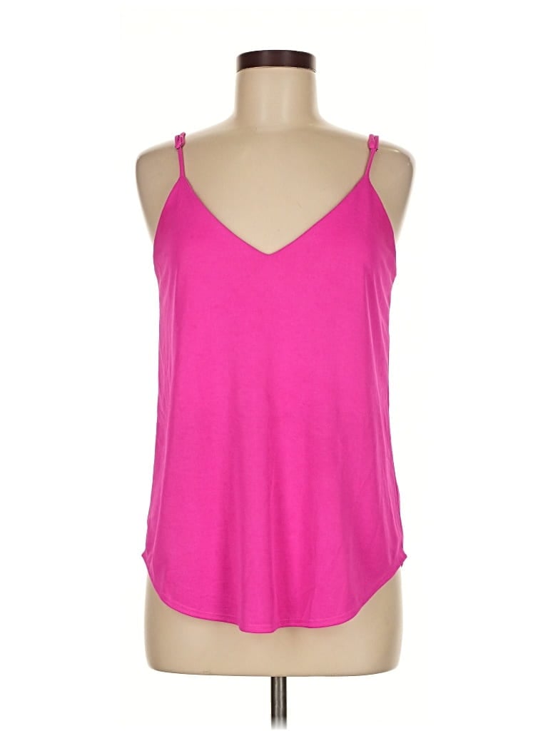 Pre-owned Cherish Sleeveless Top Pink Halter Neckline Tops