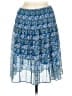 Max Studio 100% Polyester Paisley Blue Casual Skirt Size M - photo 1