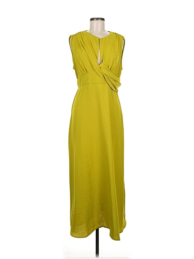 Pre-owned Shein Casual Dress In Yellow