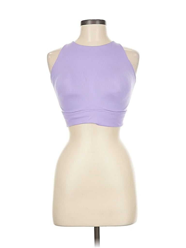 Pre-owned Victoria's Secret Tank Top Purple Halter Neckline Tops