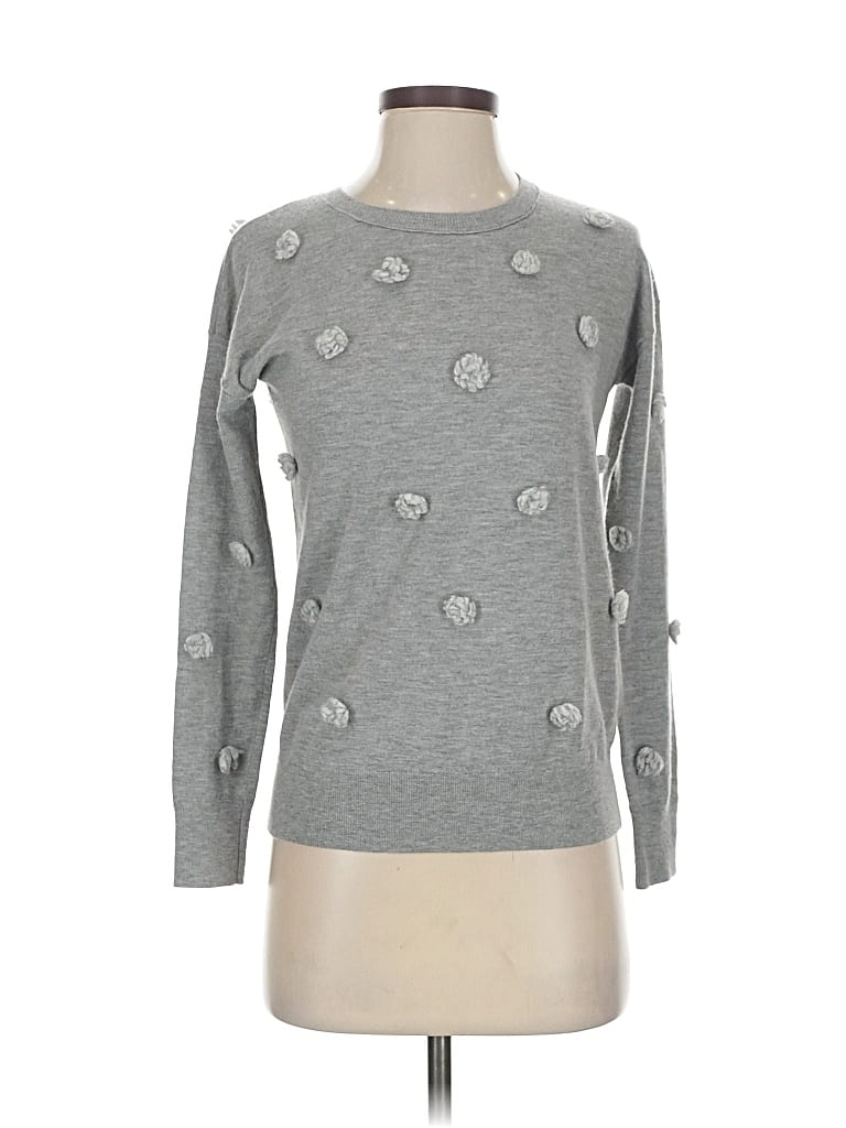 Pre-owned Banana Republic Pullover Sweater In Silver