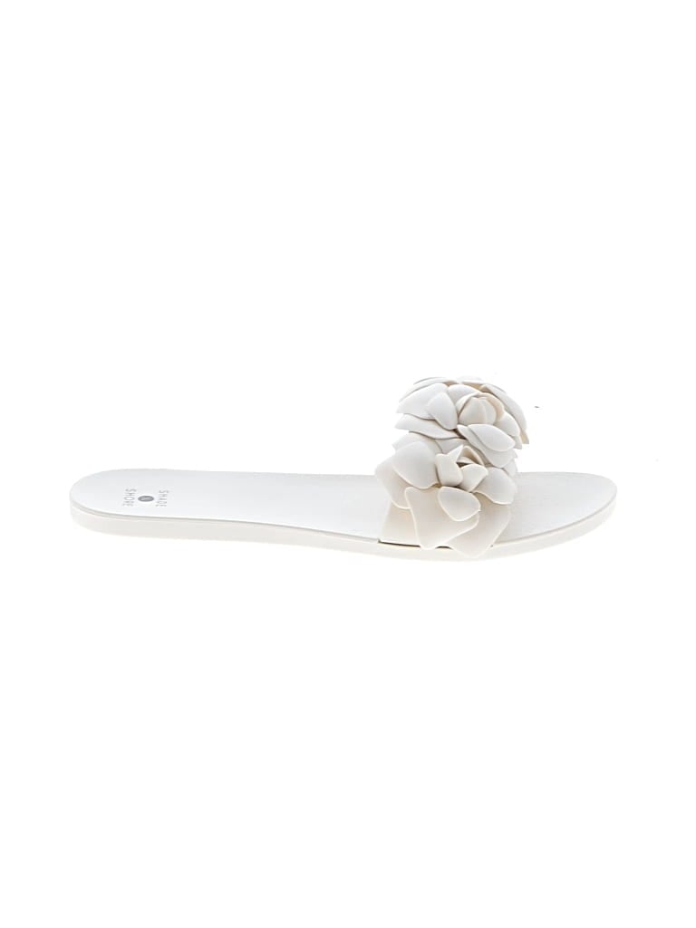 Pre-owned Shade & Shore Sandals In White
