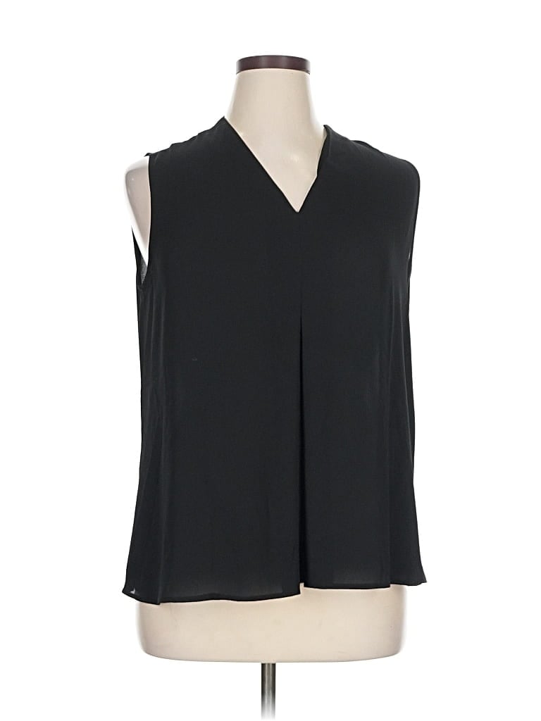 Click to view more detailed imagery on our partner's website Pre-owned Sejour Sleeveless Blouse In Black