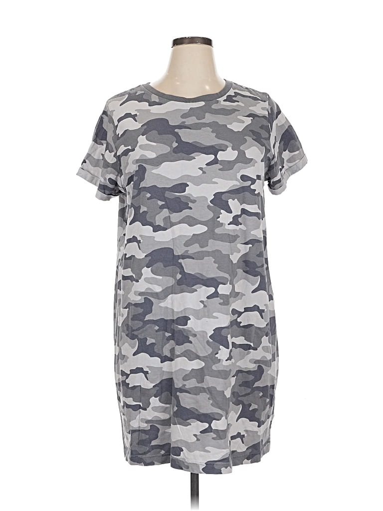 Pre-owned Sonoma Goods For Life Casual Dress In Gray