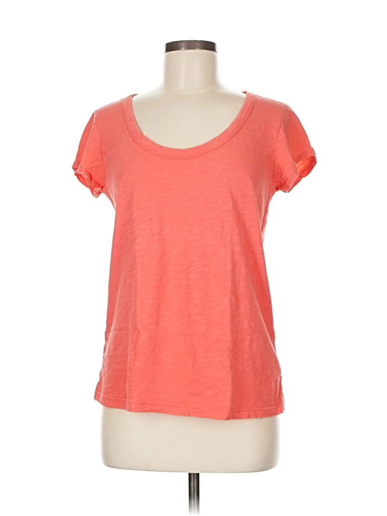 Pre-owned Velvet By Graham & Spencer Short Sleeve T-shirt In Orange