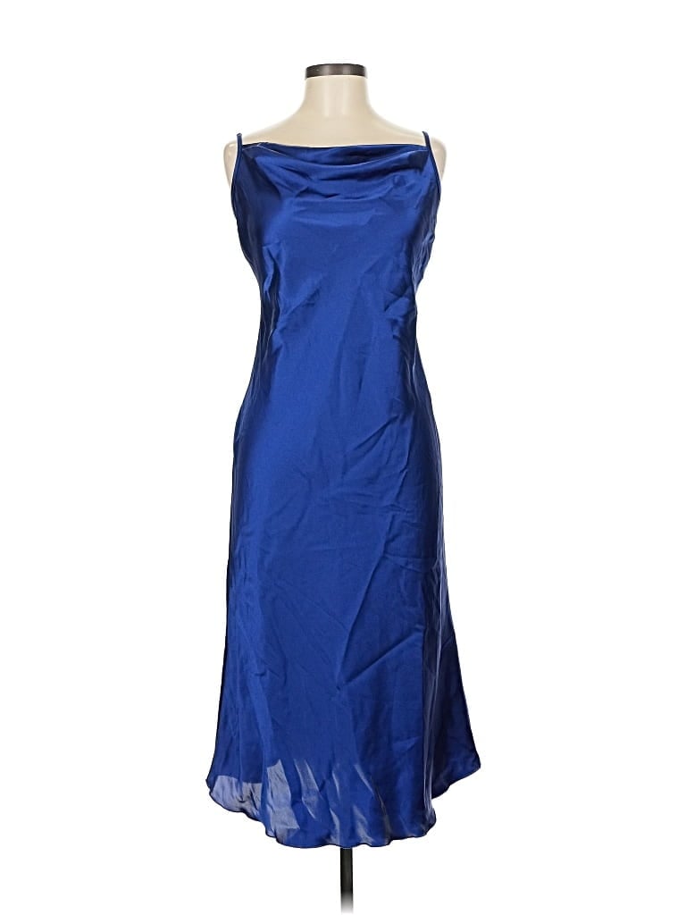 Pre-owned Bebe Cocktail Dress In Blue