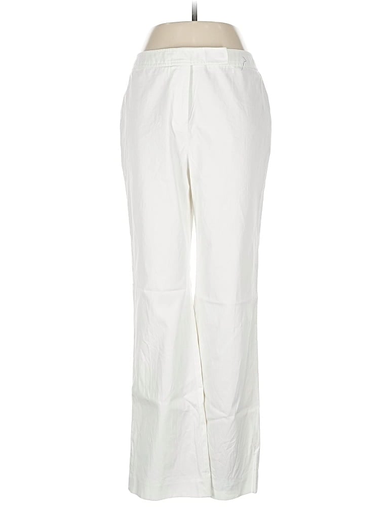 Pre-owned Ann Taylor Casual Pants In White