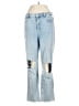 Paige 100% Cotton Hearts Blue Jeans Size 29 waist - photo 1