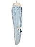 Paige 100% Cotton Hearts Blue Jeans Size 29 waist - photo 4