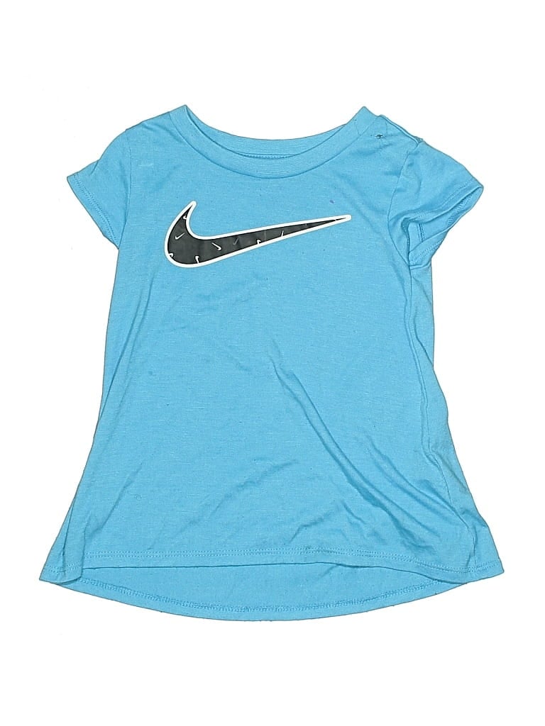 Click to view more detailed imagery on our partner's website Pre-owned Nike Kids' Short Sleeve T-shirt In Blue