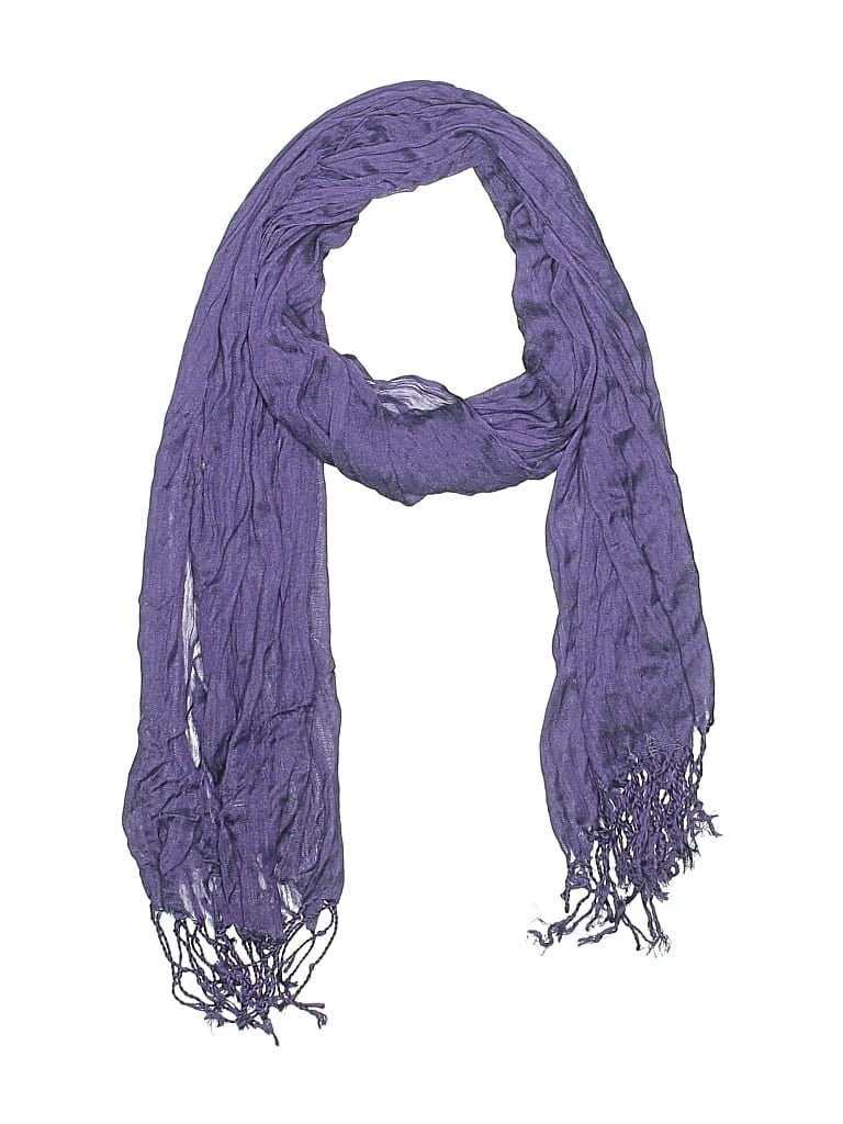 Pre-owned Unbranded Scarf In Purple