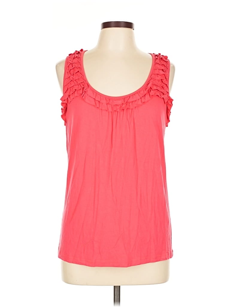 Pre-owned August Silk Sleeveless T-shirt In Red