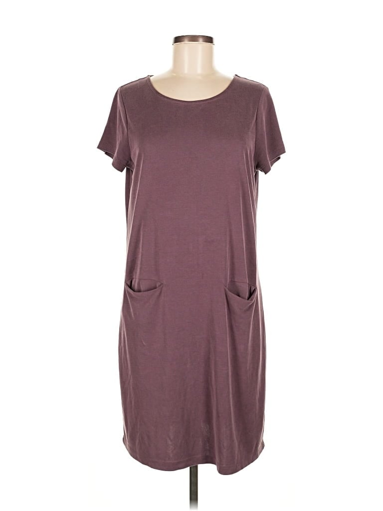 Pre-owned Sigrid Olsen Casual Dress In Burgundy
