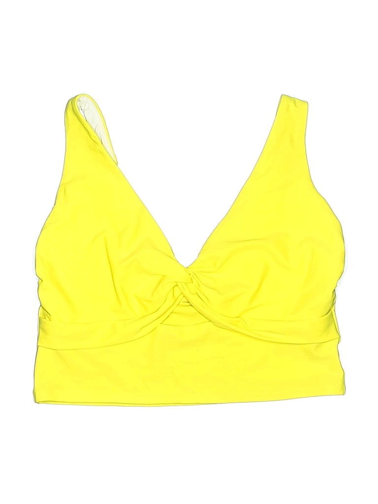 Pre-owned Old Navy Swimsuit Top Yellow Swimwear