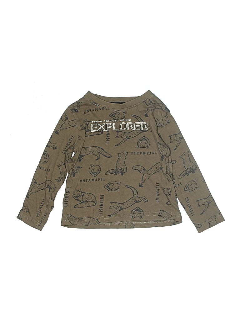 Click to view more detailed imagery on our partner's website Pre-owned Essentiel Antwerp Kids' Long Sleeve T-shirt In Brown