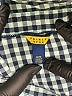 Fox Checkered-gingham Teal Long Sleeve Button-Down Shirt Size M - photo 7