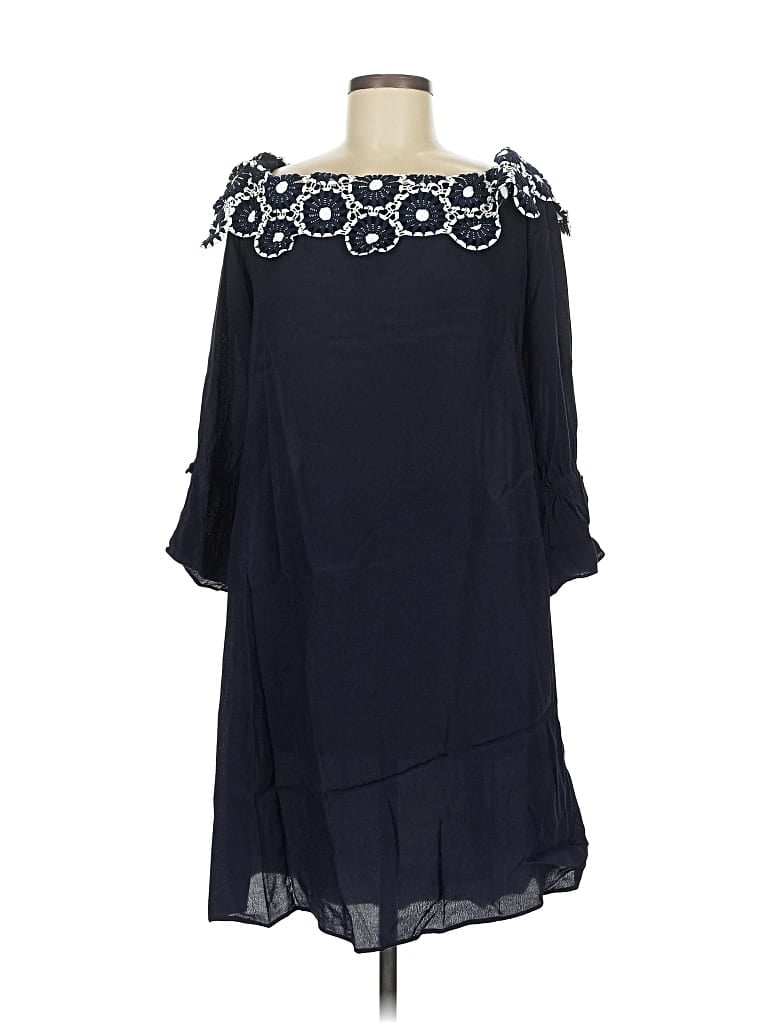 Pre-owned Ann Taylor Loft Cocktail Dress In Blue