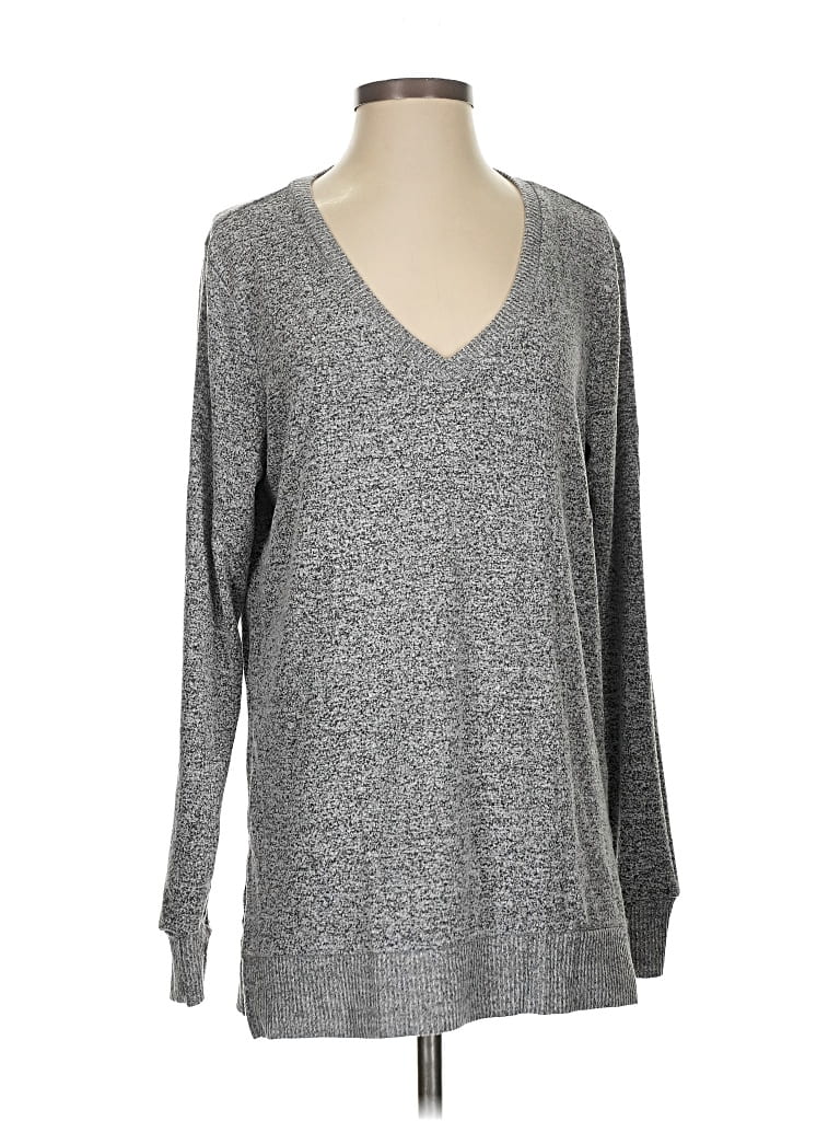 Click to view more detailed imagery on our partner's website Pre-owned Lucky Brand Pullover Sweater In Gray