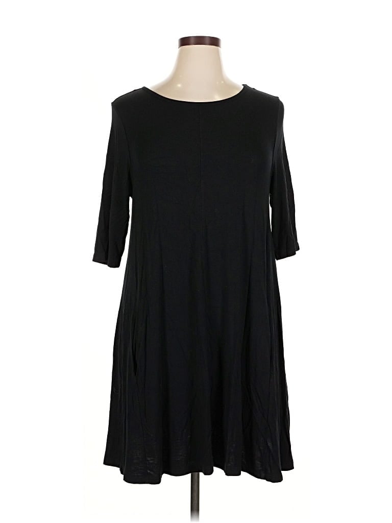 Pre-owned Sigrid Olsen Casual Dress In Black